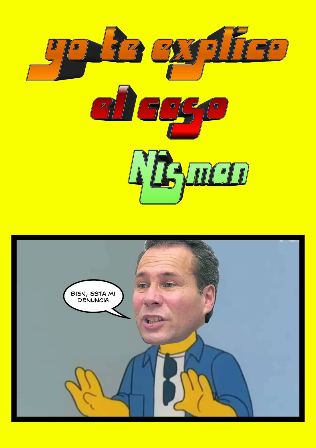 Los Simpson y el caso Nisman. Entre y reite.