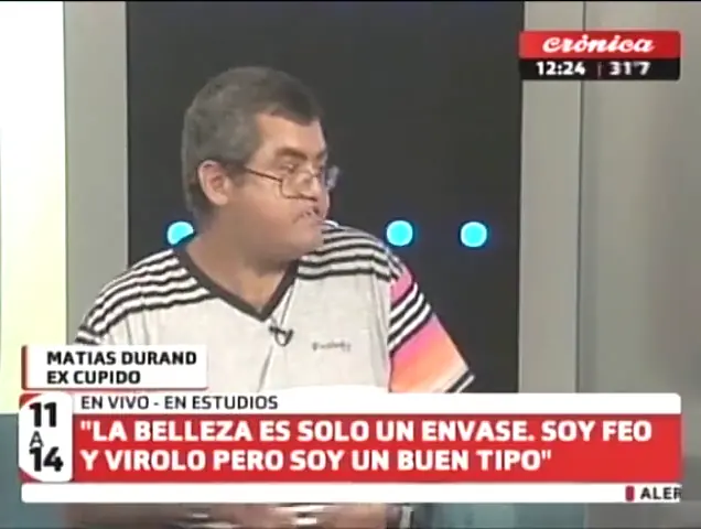 El Birola de cupido, estuvo en Cronica TV.