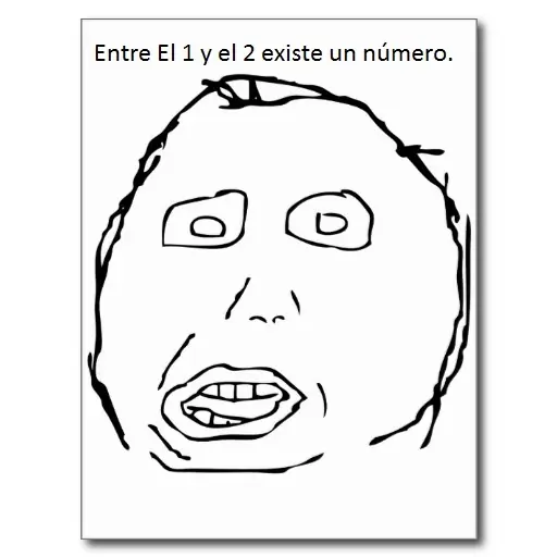 ¿ Cuántos números existen entre el 1 y el 2 ?