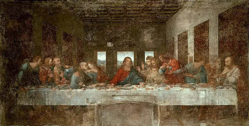 La última cena, Leonardo Da Vinci.