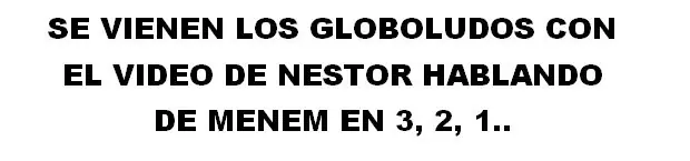 Si Macri es menemista, y Menem es peronista, ¿que es Macri?