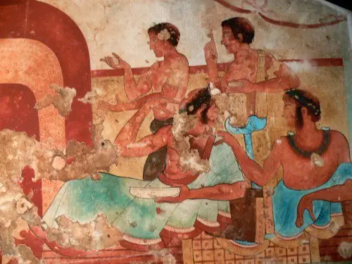 Veni a conocer sobre los banquetes Etruscos!