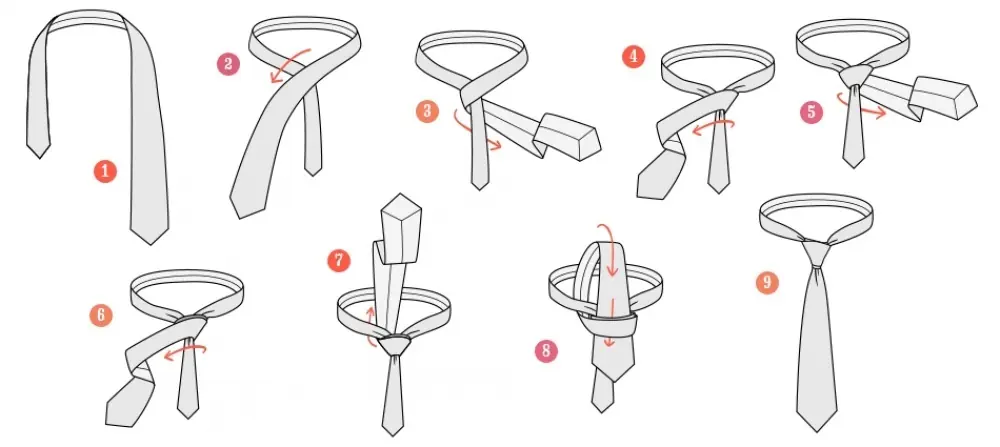 7 formas de hacer un nudo a tu corbata