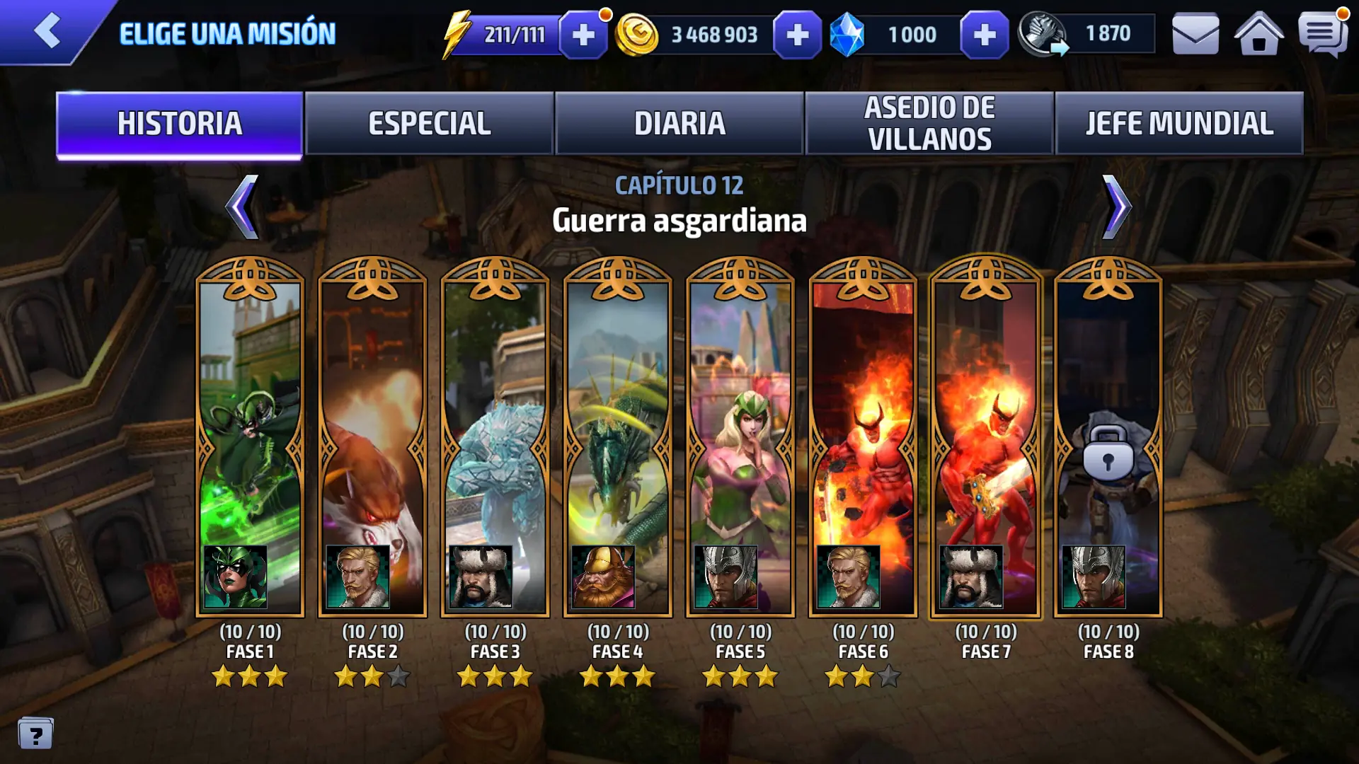 Recomendación; Marvel Future Fight.