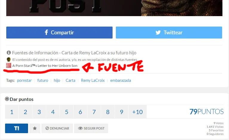 Desmintiendo "carta de Remy LaCroix a su hijo"