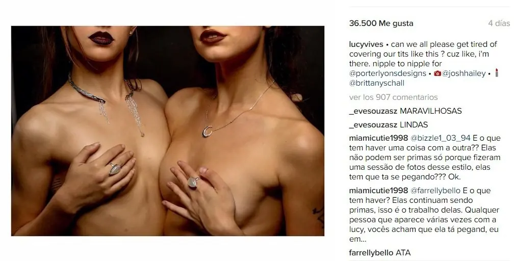 El desnudo de la hija de Carlos Vives