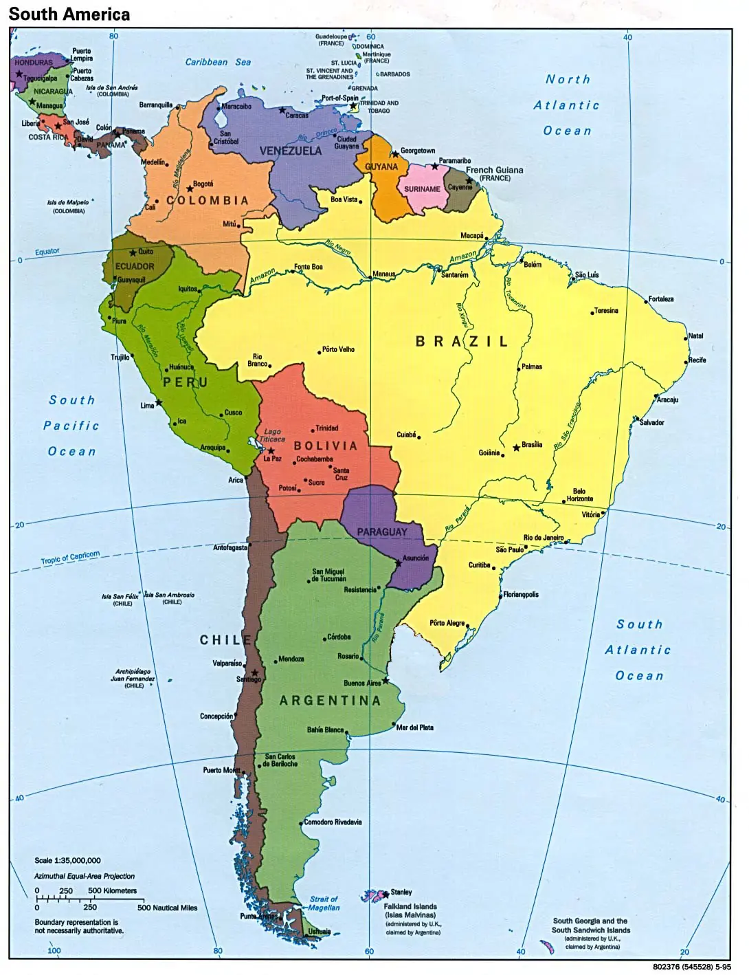 paises de america del sur