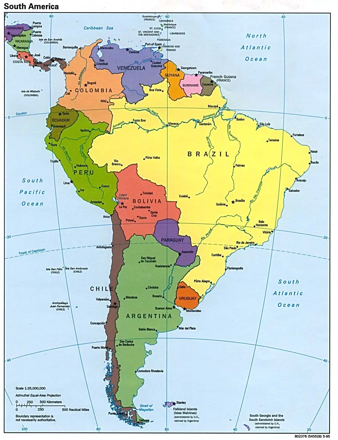 Como se vería el mapa de Sudamérica si faltara algún país.