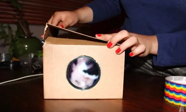 proyector casero