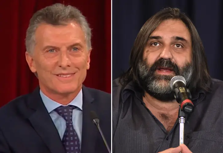 Macri el mentiroso y Baradel el mercenario.