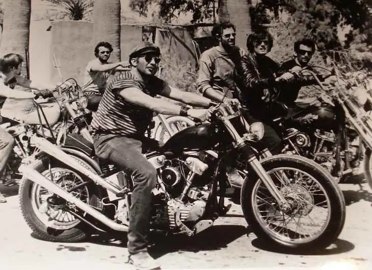 motociclistas old school