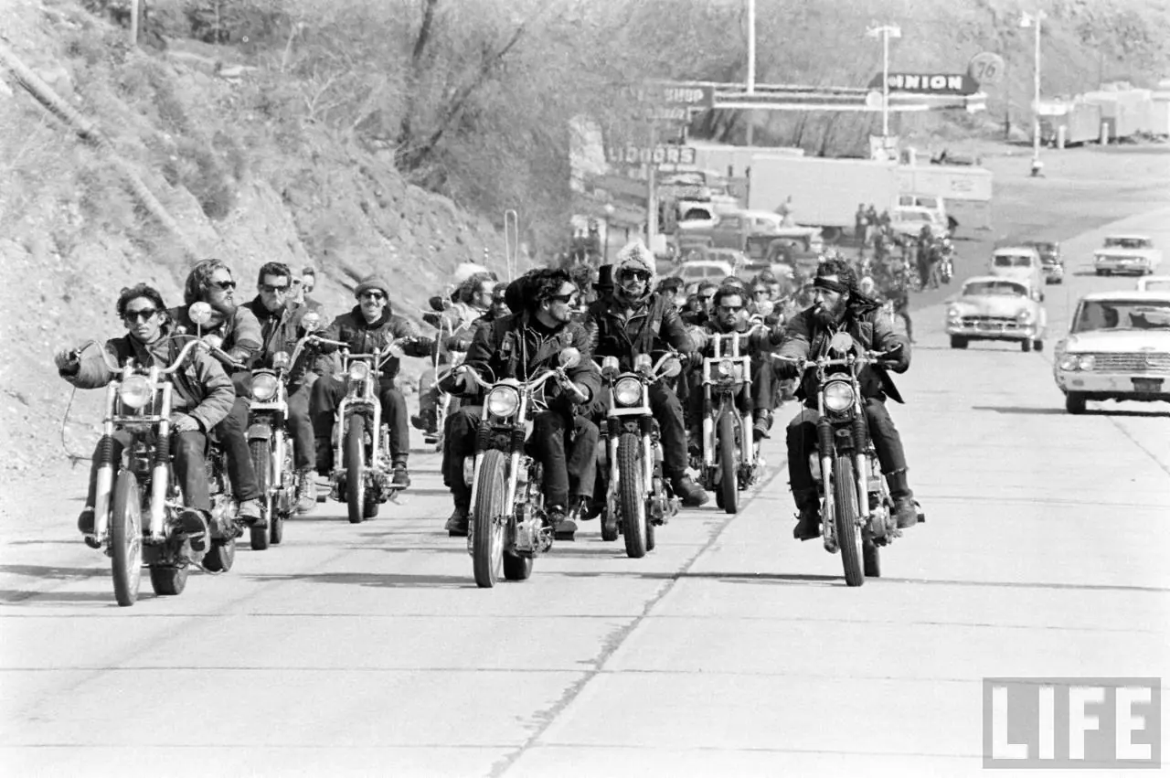 motociclistas old school