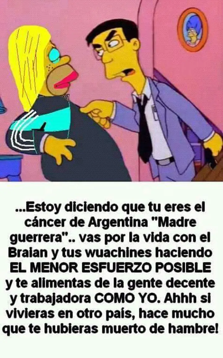 madre guerrera con su bendicion