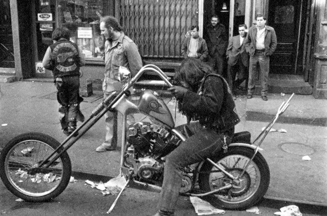 motociclistas old school