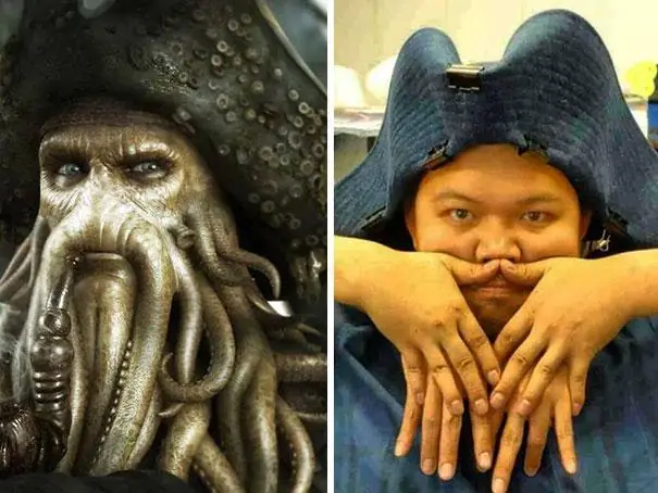 Pero mira este Cosplayer Papa!