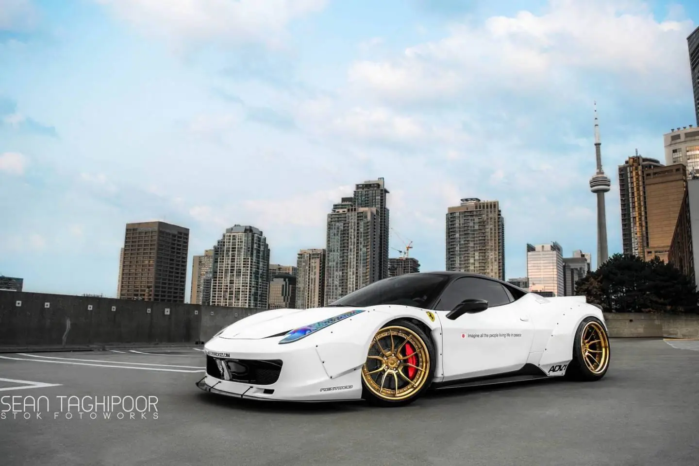 el Ferrari 458 Italia modificado por Liberty Walk