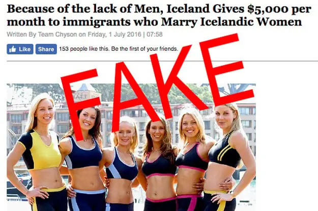 Islandia pagará $5.000 el mes si te casas con sus ciudadanas Islandia pagará $5.000 el mes si te casas con sus ciudadanas