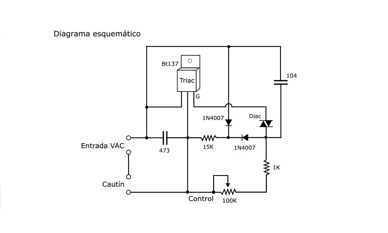 Circuito Dimmer para cautín