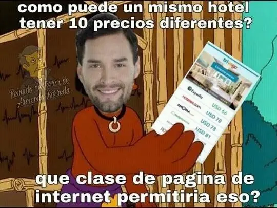 Memes de trivago: pasate lince reite un rato