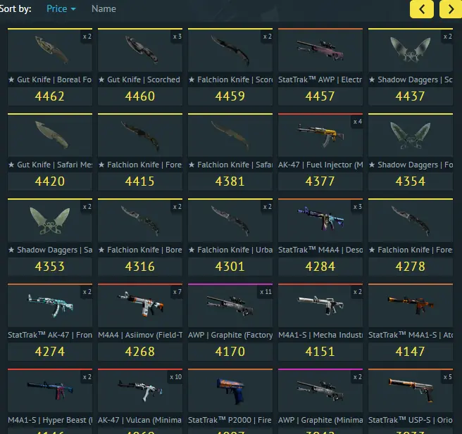 Skins de CS:GO fácil de conseguir, pasá y tomá asiento papu