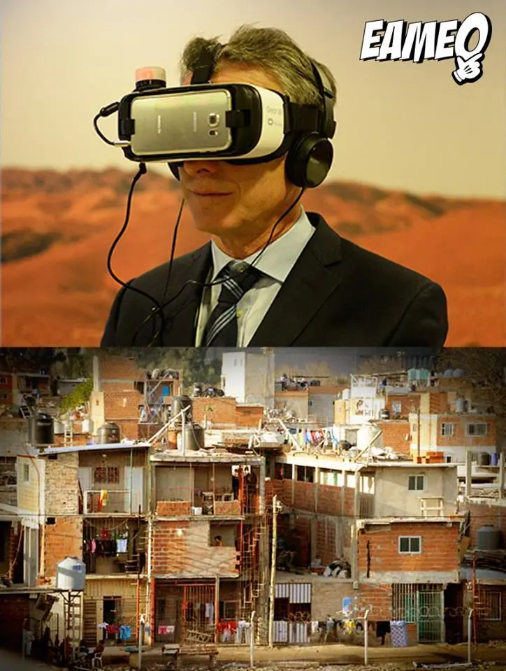 realidad virtual macri