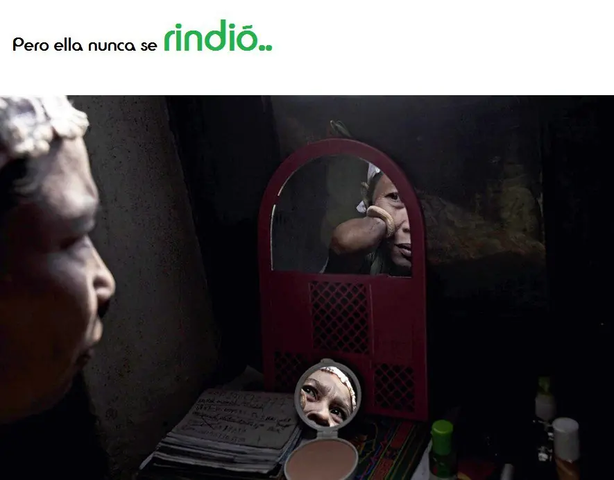 una verdadera luchadora
