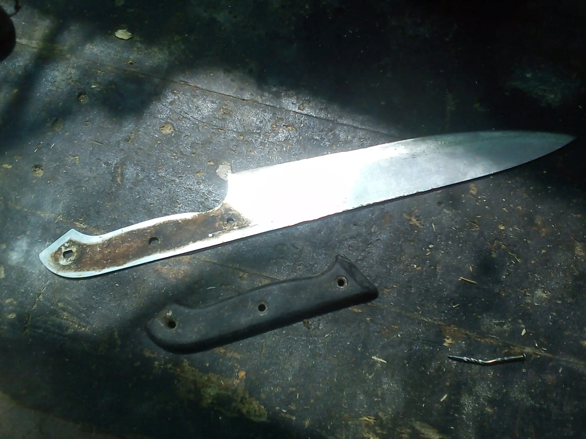 Encabando cuchillo nivel taringuero