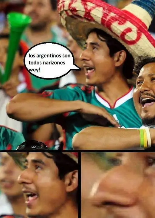 no mames nosotros los mexicanos tenemos las narices pequenas wey