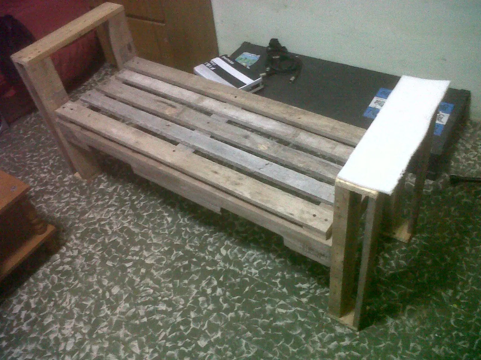 Me hice un sillón con pallets y gasté 300 pesos