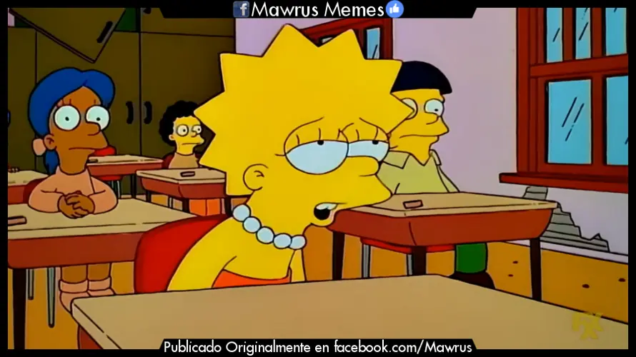 El paro docente en memes Simpson