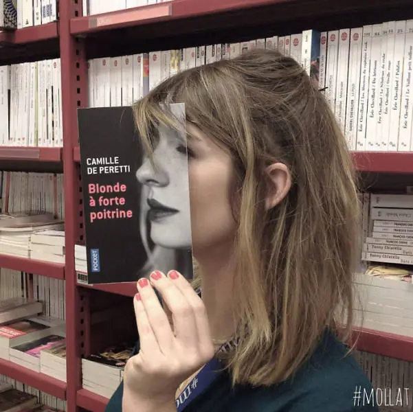 Cuando los empleados de las librerias se aburren