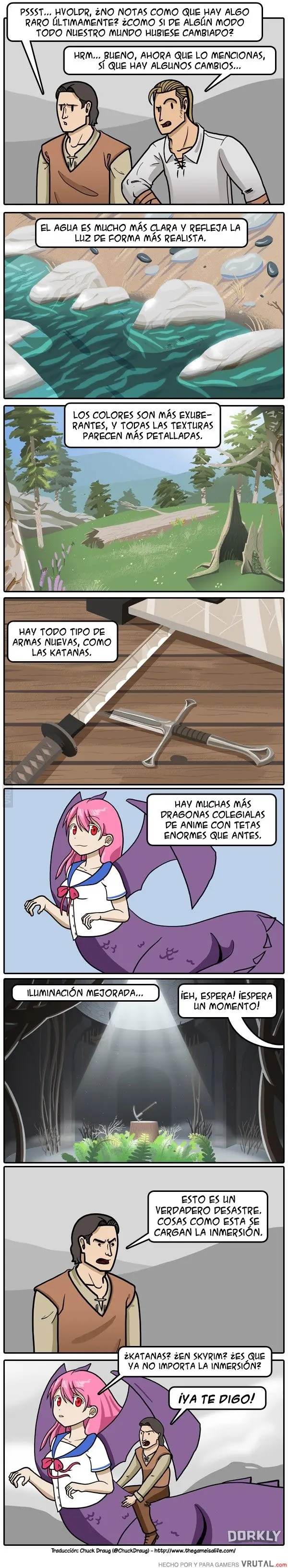 Variadito de humor de Skyrim