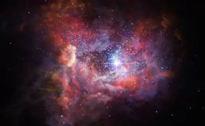 ALMA detecta oxígeno en punto alejado del universo