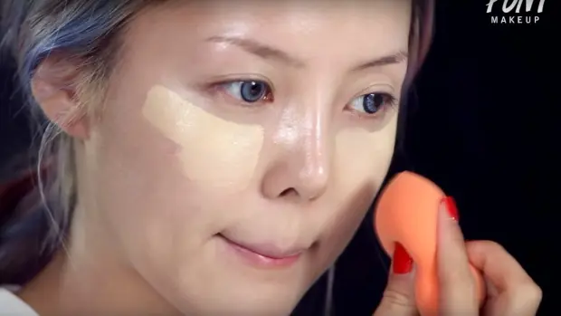 Coreana se convierte en Taylor Swift con maquillaje
