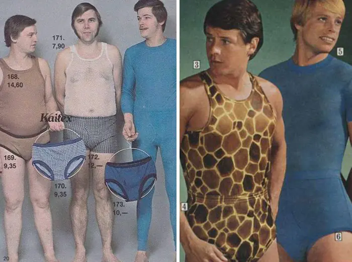 Así se vestían los hombres en la década del 70