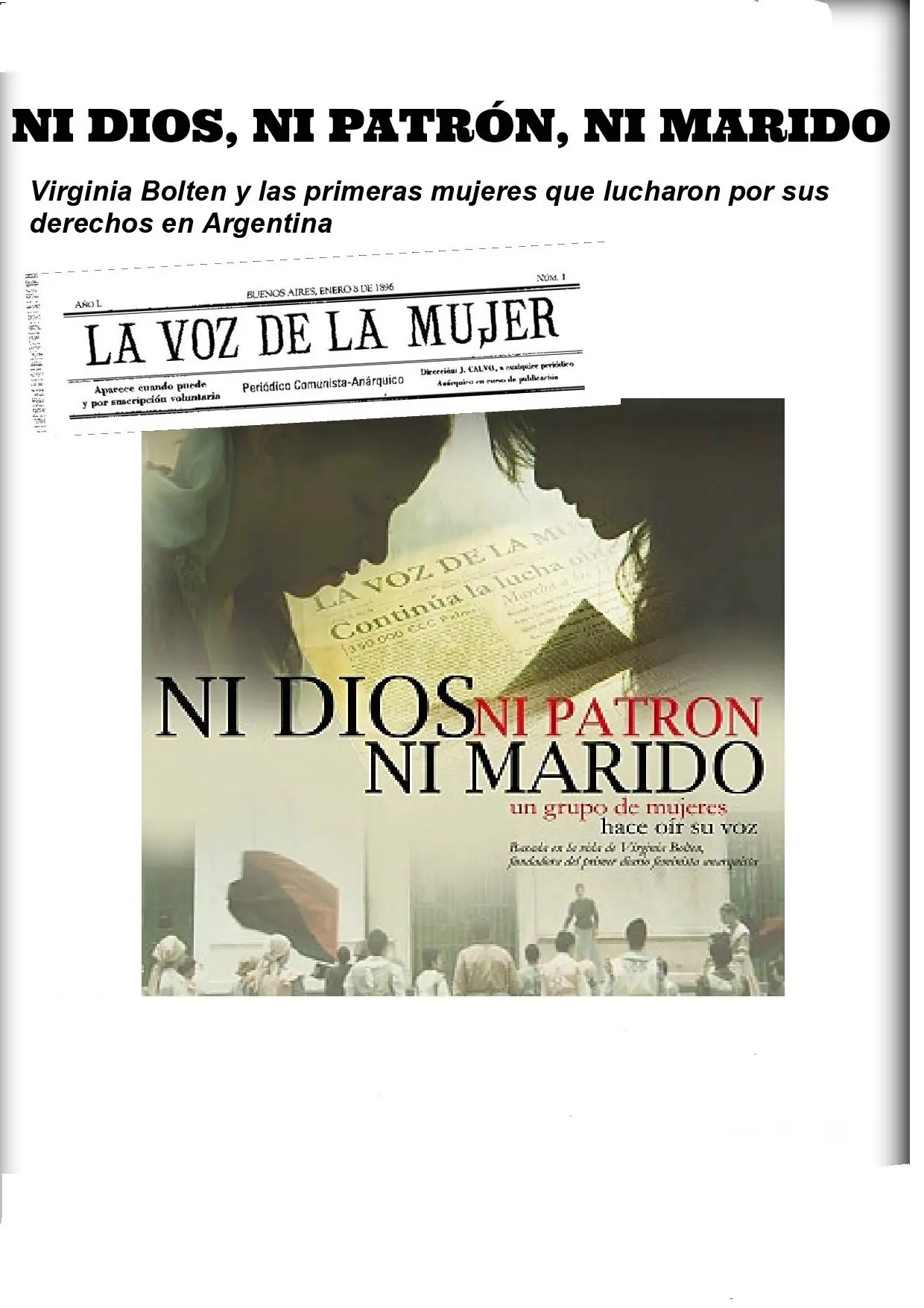 Ni Dios - ni patrón - ni marido