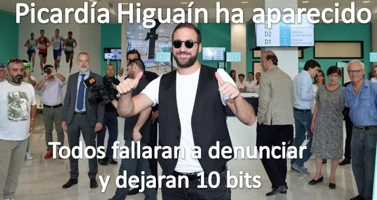 Picardia Higuain aparecio