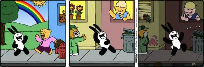 El conejo desafortunado