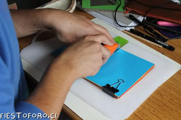Tutorial de encuadernación en casa