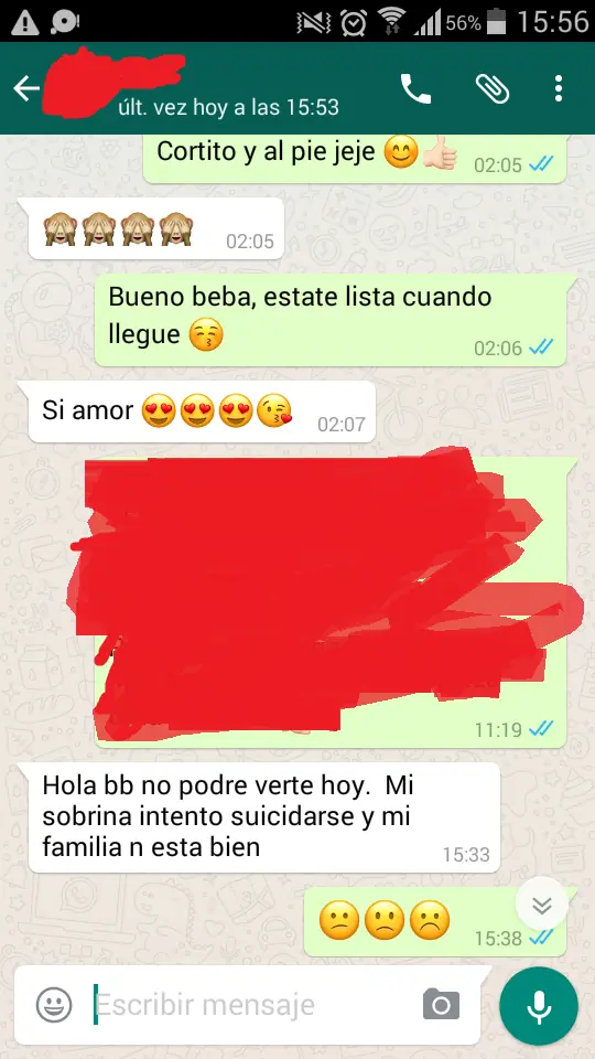 La mina con la que voy a g@rchar me esta irritando