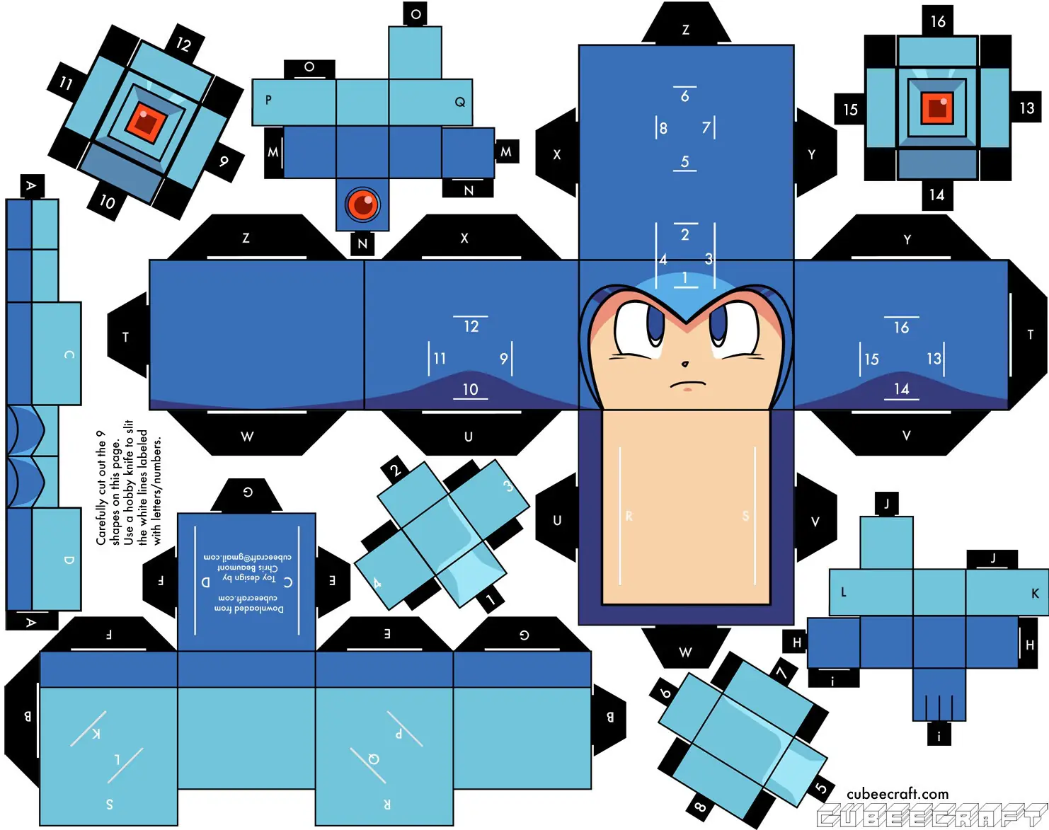 Cubeecraft goku, marvel,saint seiya