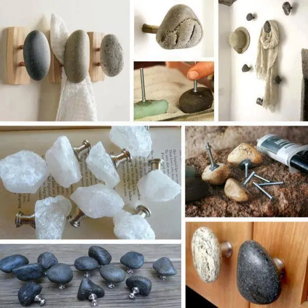20 fantásticas ideas para decorar con piedras de río