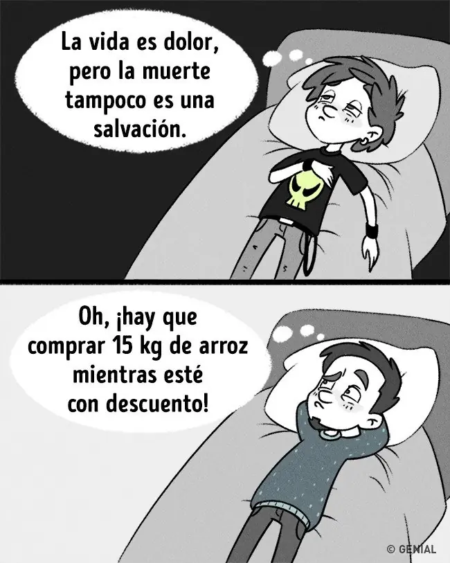 Ilustraciones muestran cómo cambia la vida de adultos