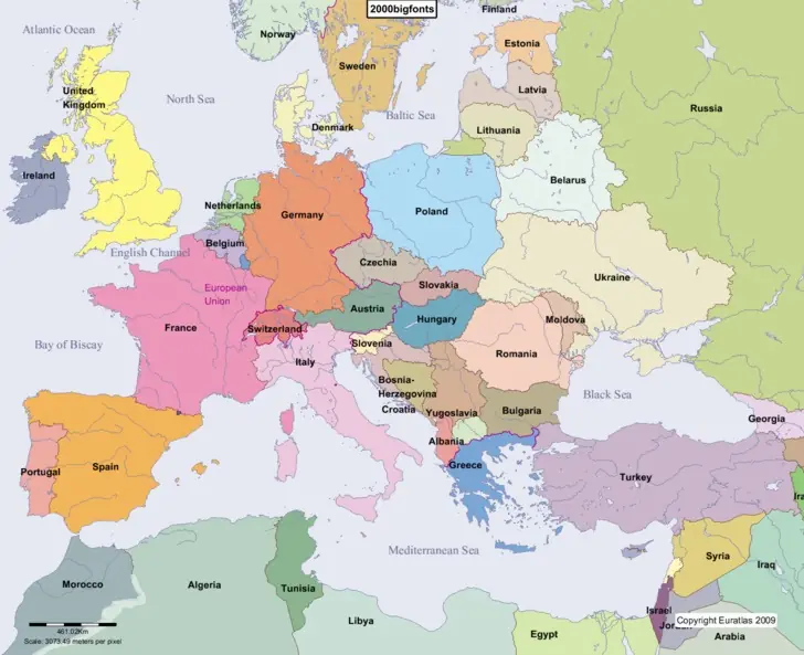 Mapas de Europa a traves de los siglos
