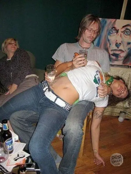 drunk people