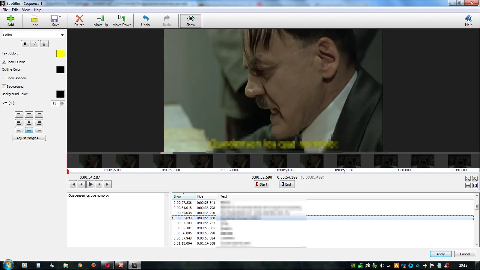video meme de hitler