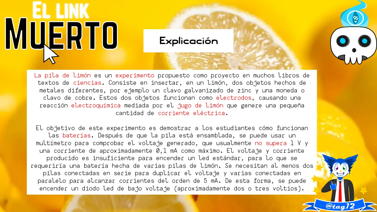bateria de limon