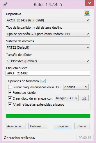 Bootear usb para instalar sistema operativo