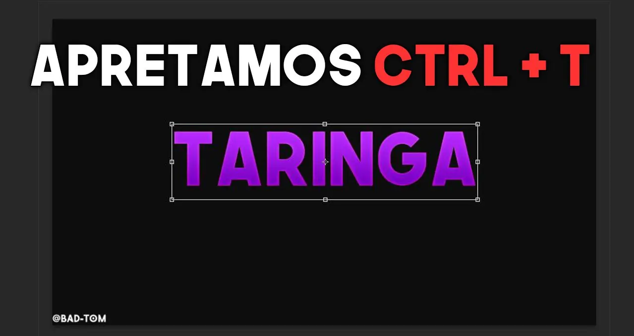 Photoshop Como hacer texto profe