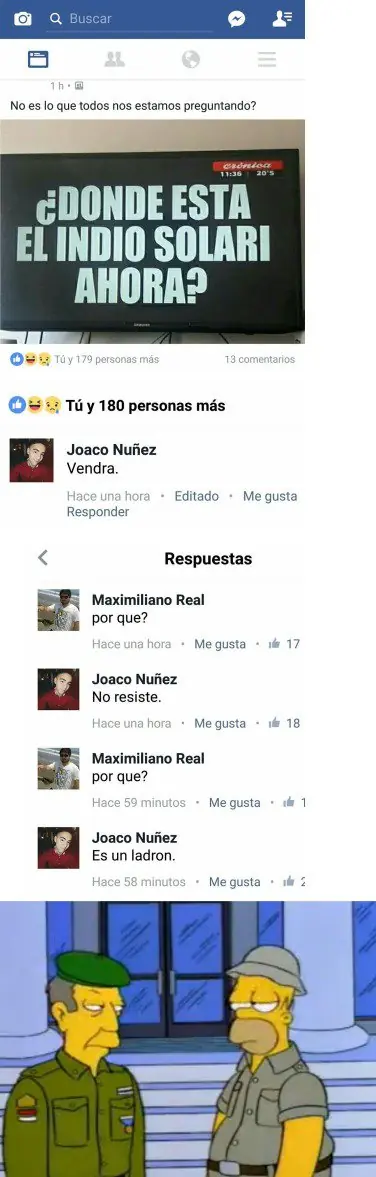 El Indio Solari en Olavarría (memes)